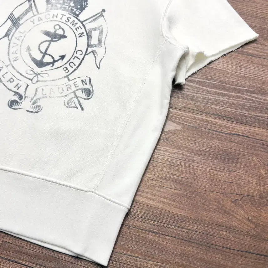 [BUNJANG] Polo Ralph Lauren Half-Sleeve Sweatshirt / 90s 폴로 랄프로렌 하프스웻 반팔티셔츠