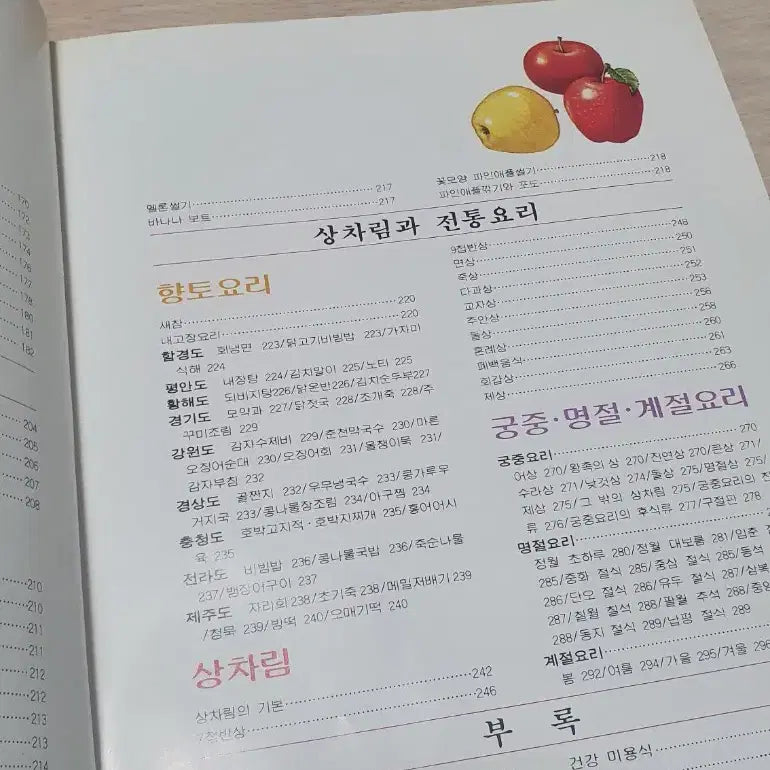 [SOLD OUT] 40년전 요리 고서.한국요리백과 1.2.3완 컬러판