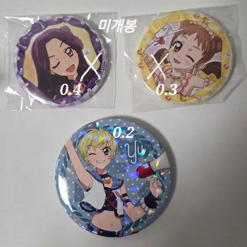 [SOLD OUT] 아이카츠 아이엠스타 캔뱃지 리사 오토메 슈 유우 유이