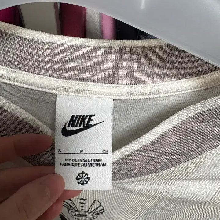 [BUNJANG] Nike Short Sleeve T-Shirt Ivory / 나이키 반팔 티셔츠 아이보리