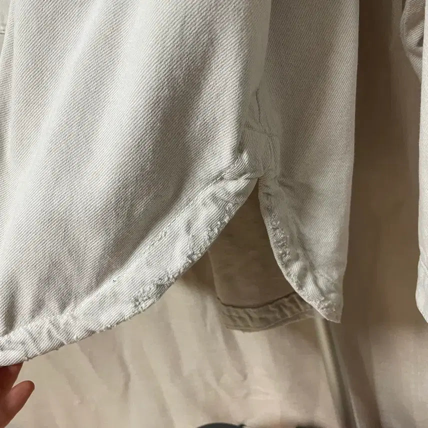 [BUNJANG] Zara Ivory Pocket Shirt / 자라 포켓 셔츠 아이보리