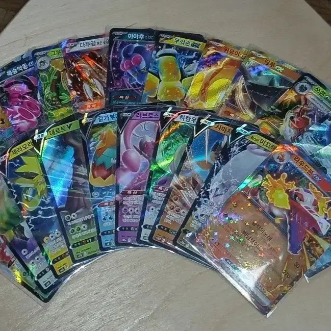 [BUNJANG] Pokemon Cards Double Rare, Triple Rare Set (24 Cards) / 포켓몬카드 더블레어,트리플레어 카드 24장 일괄