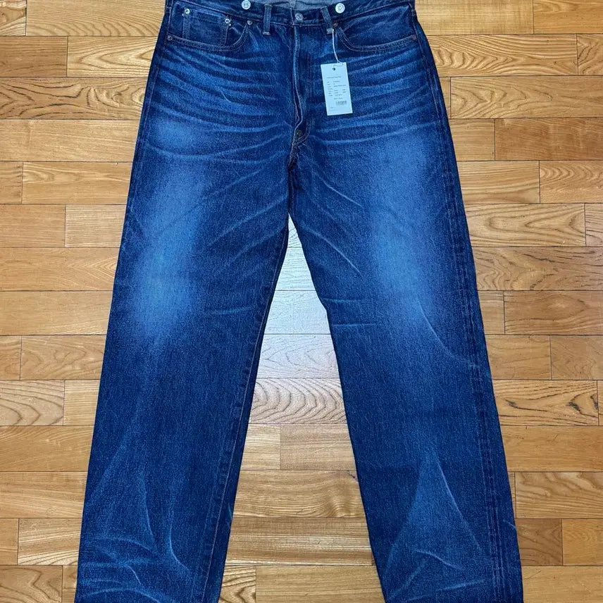 [BUNJANG] Kaptain Sunshine 1930 Straight Denim Pants / 캡틴선샤인 1930 스트레이트 데님 팬츠 (인디고 빈티지 워시) 34