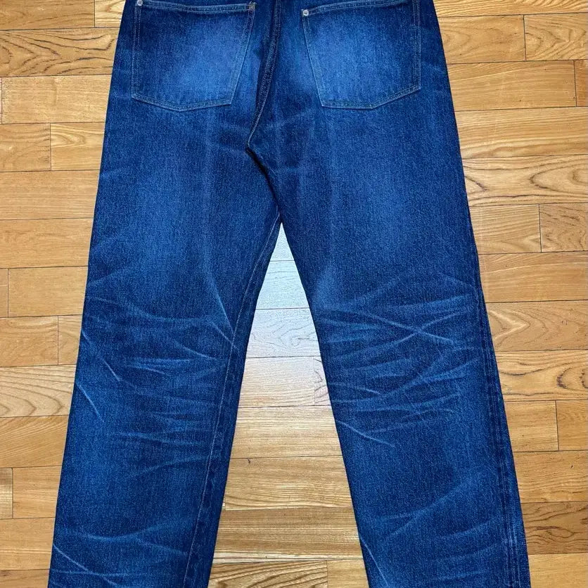 [BUNJANG] Kaptain Sunshine 1930 Straight Denim Pants / 캡틴선샤인 1930 스트레이트 데님 팬츠 (인디고 빈티지 워시) 34