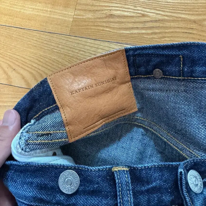 [BUNJANG] Kaptain Sunshine 1930 Straight Denim Pants / 캡틴선샤인 1930 스트레이트 데님 팬츠 (인디고 빈티지 워시) 34