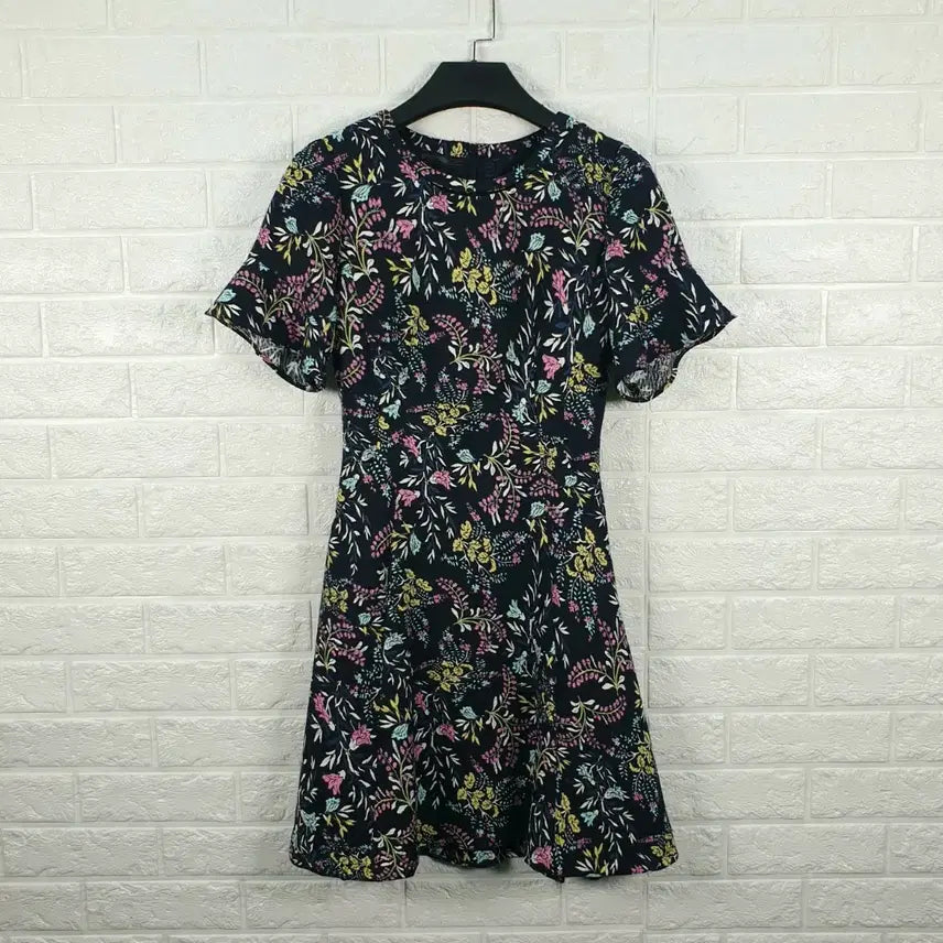 [BUNJANG] Flower One-Piece Dress / [85]라인 플라워 원피스
