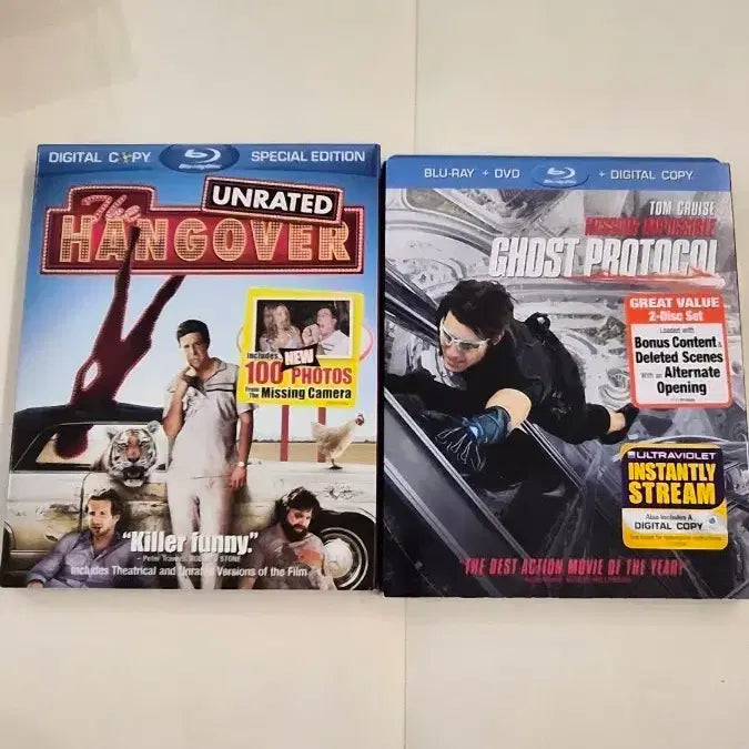 [BUNJANG] The Hangover / Mission: Impossible Blu-ray Set (North American Edition) / (북미판)행오버/미션임파서블 블루레이 세트