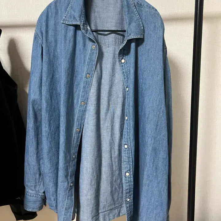 [BUNJANG] Orrery Selvage Super Light Denim Shirt Washed Indigo Size 5 / 오라리 셀비지 슈퍼 라이트 데님 셔츠 와시드 인디고 5사이즈