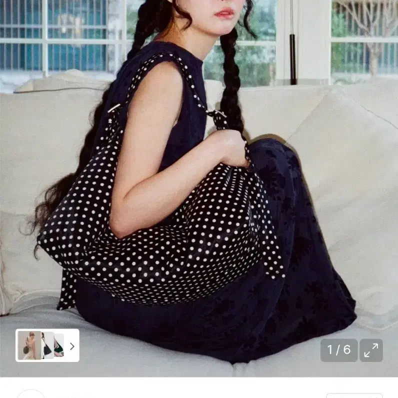 [BUNJANG] Yansisi Pillow Boat Bag Dot Bag / 얀시시 필로우 보트백 도트백