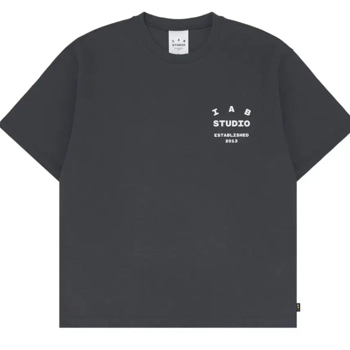 [BUNJANG] IAB Studio Short-Sleeve T-Shirt Charcoal XL / 아이앱스튜디오 반팔 티셔츠 차콜 XL 새상품