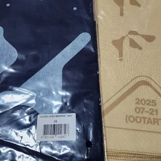 [BUNJANG] WOODZ OOTART Bandana Bundle Set / WOODZ 우즈 OOTART 반다나 네이비+베이지 일괄 양도 판매