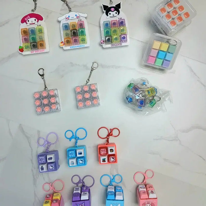 [BUNJANG] Various LED Keycap Keyrings / 다양한 키캡 키링