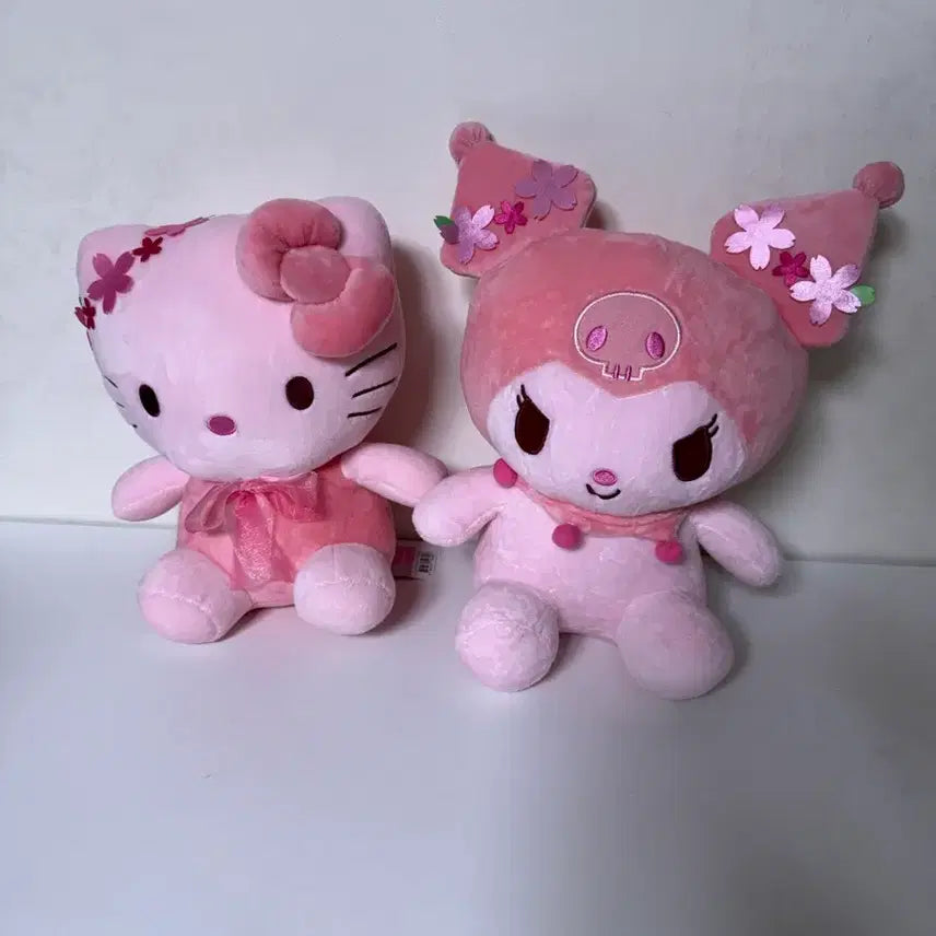 [SOLD OUT] [일괄] 산리오 벚꽃 인형 키티 쿠로미