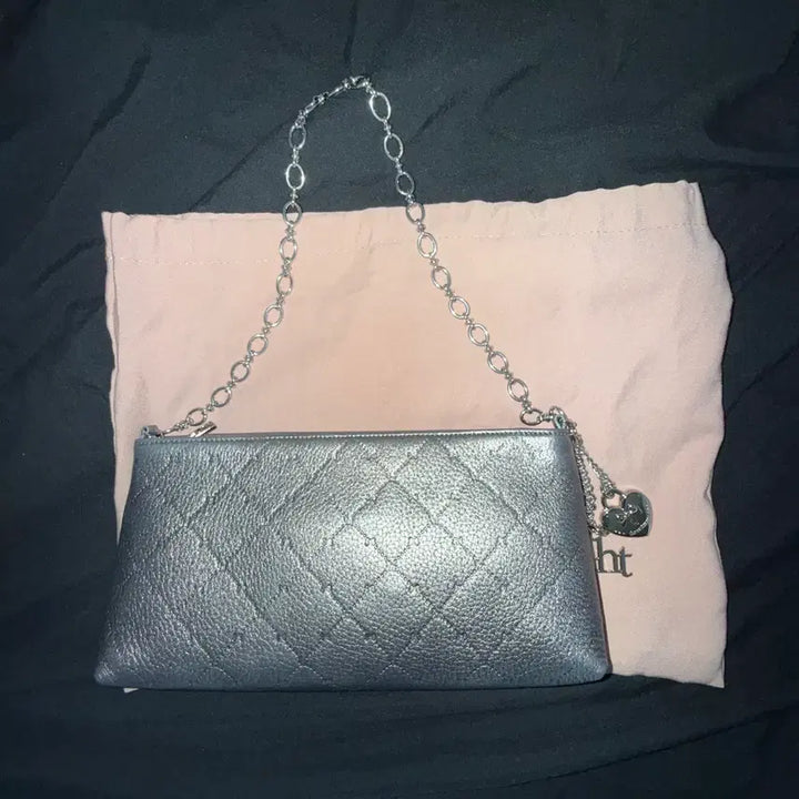 [BUNJANG] 쓰리타임즈 Bibi chain bag silver 비비체인백 실버 / 쓰리타임즈 Bibi chain bag silver 비비체인백 실버