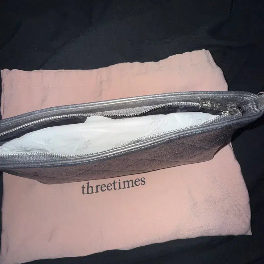 [BUNJANG] 쓰리타임즈 Bibi chain bag silver 비비체인백 실버 / 쓰리타임즈 Bibi chain bag silver 비비체인백 실버