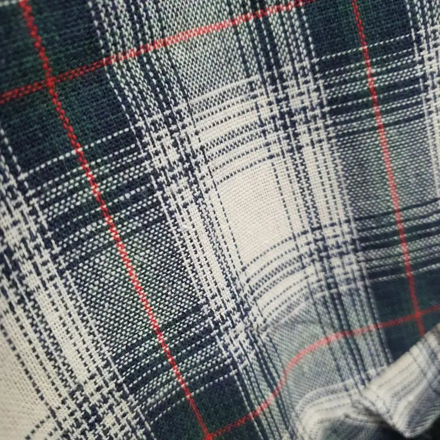 [BUNJANG] Checkered Frill Long Skirt / 새상품) 체크 프릴 롱 스커트