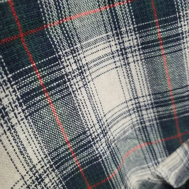 [BUNJANG] Checkered Frill Long Skirt / 새상품) 체크 프릴 롱 스커트
