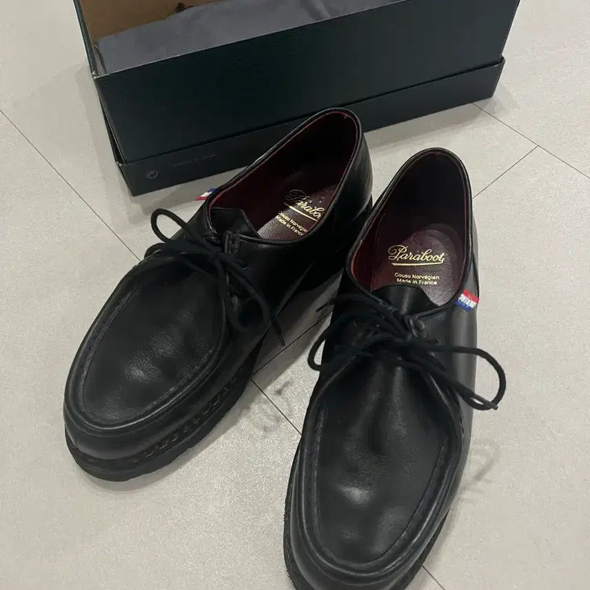 [BUNJANG] Paraboot Michael BBR Noir Black Shoes / 파라부트 미카엘 BBR 리세 느와르 블랙