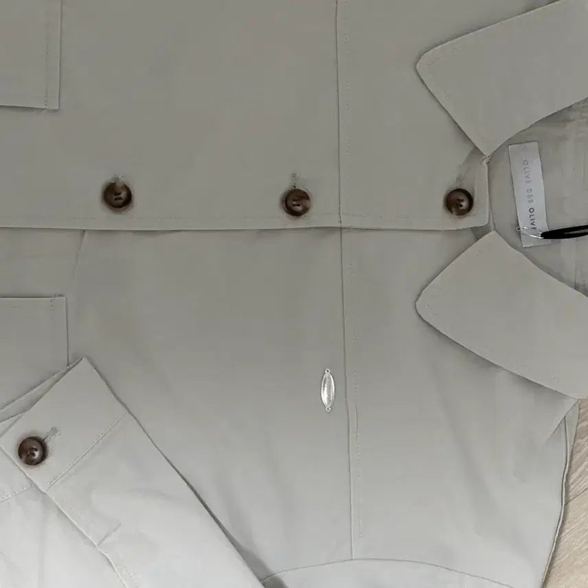 [BUNJANG] Olive Des Olive Beige Collar Neck Jacket / 올리브데올리브 연베이지 카라넥 자켓 프리 새제품