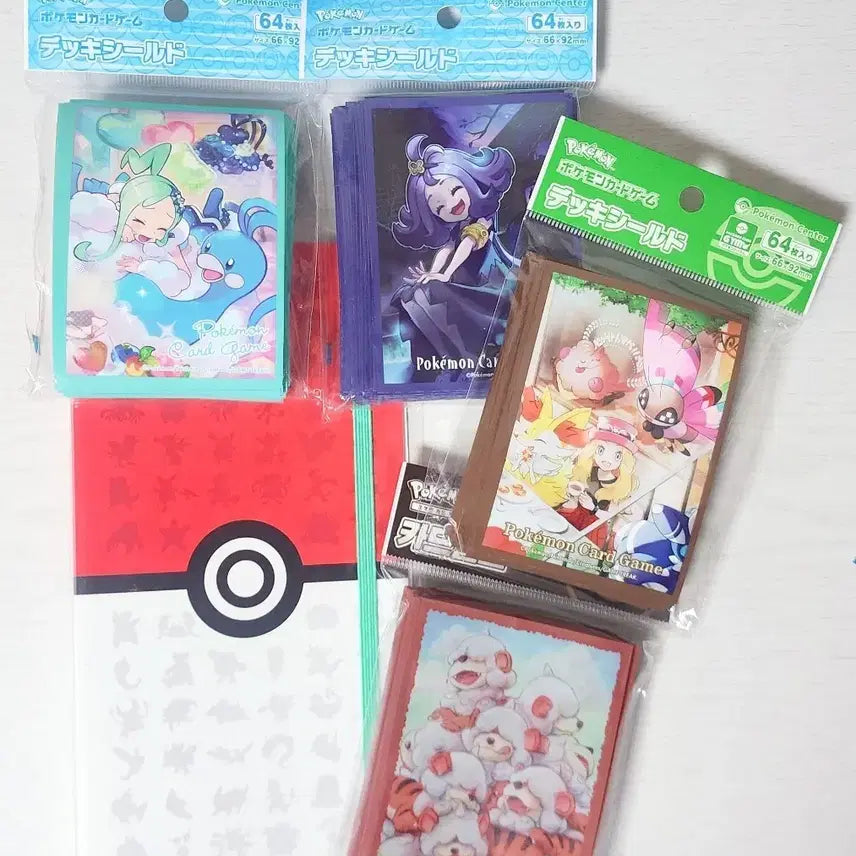 [BUNJANG] Pokemon Card Deck Shield Sleeves Set / 포켓몬카드 덱실드 슬리브 서플라이 일괄