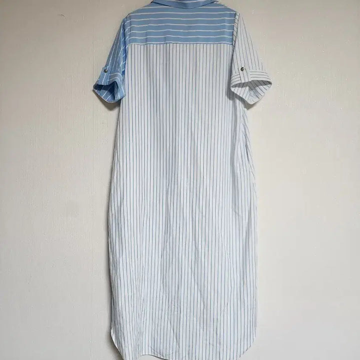 [BUNJANG] Jelloog Striped Shirt Long Dress / 제평 줄로그 스트라이프 셔츠형 롱원피스FREE새상품