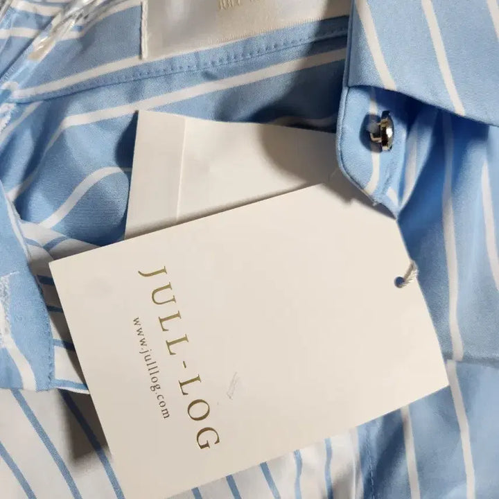 [BUNJANG] Jelloog Striped Shirt Long Dress / 제평 줄로그 스트라이프 셔츠형 롱원피스FREE새상품