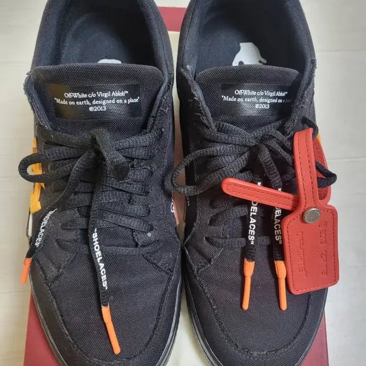 [BUNJANG] 오프화이트 블랙 스니커즈 SHOELACES / 오프화이트 블랙 스니커즈 SHOELACES