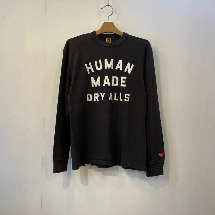 [BUNJANG] Human Made DRY ALL Logo Long Sleeve / 휴먼메이드  DRY ALL 로고 롱슬리브