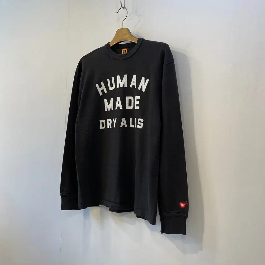 [BUNJANG] Human Made DRY ALL Logo Long Sleeve / 휴먼메이드  DRY ALL 로고 롱슬리브