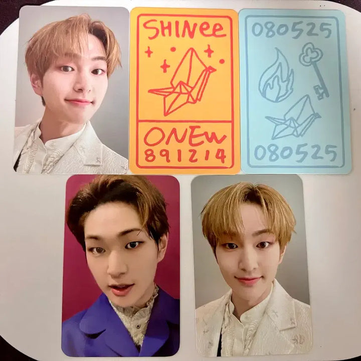 [BUNJANG] SHINee Onew 14th Anniversary Goods Photocard / 온유 포카 샤이니 14주년 굿즈포카