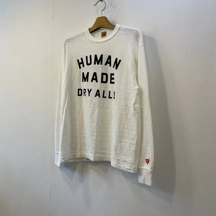 [BUNJANG] Human Made DRY ALL Logo Long Sleeve T-Shirt / 휴먼메이드 DRY ALL 로고 롱슬리브