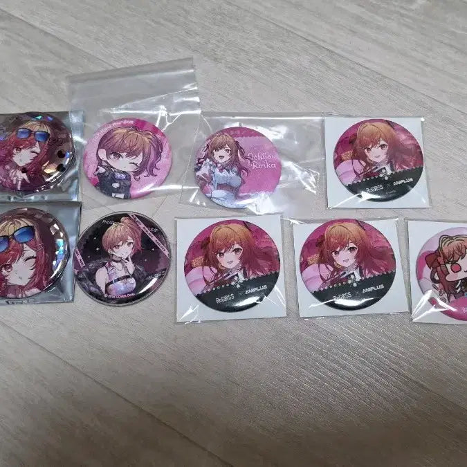 [BUNJANG] Hololive ReGLOSS Ichijou Ririka Badge Set / 홀로라이브 리글로스 이치죠 리리카 캔뱃지 세트