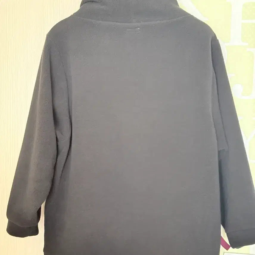 [BUNJANG] Capital Reverse Fleece Big High Neck Black Jacket / 캐피탈 리버스 플리스 빅 하이넥 블랙 1사이즈