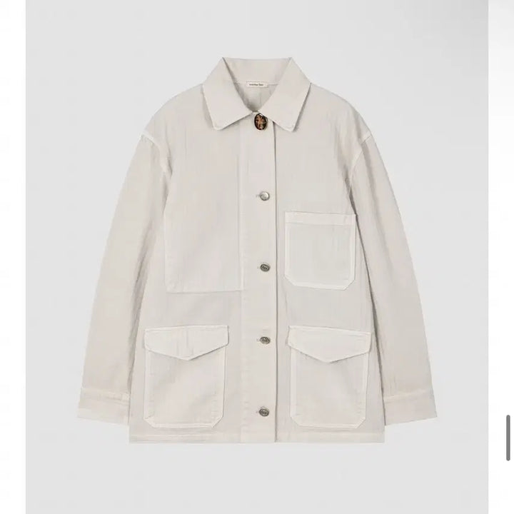 [BUNJANG] Overdue Flare Linen Work Jacket / 오버듀플레어 택달린 새상품 신상 여성워크자켓 여성봄자켓 여성린넨자켓