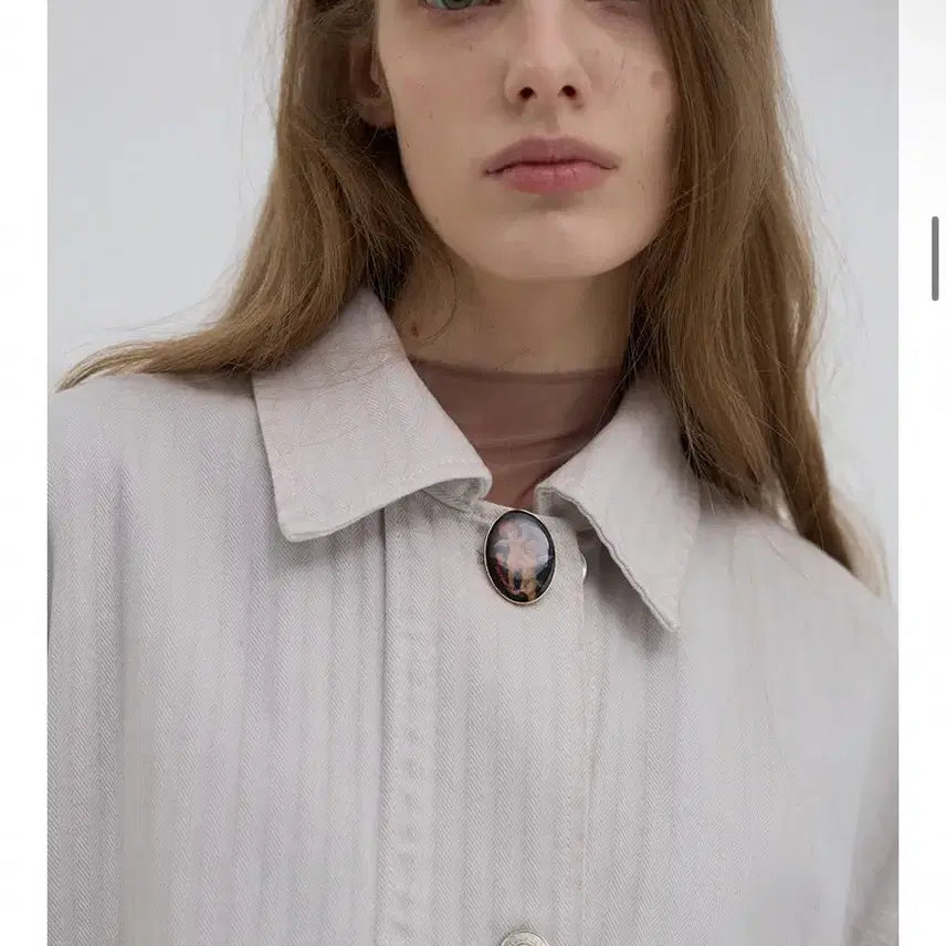 [BUNJANG] Overdue Flare Linen Work Jacket / 오버듀플레어 택달린 새상품 신상 여성워크자켓 여성봄자켓 여성린넨자켓