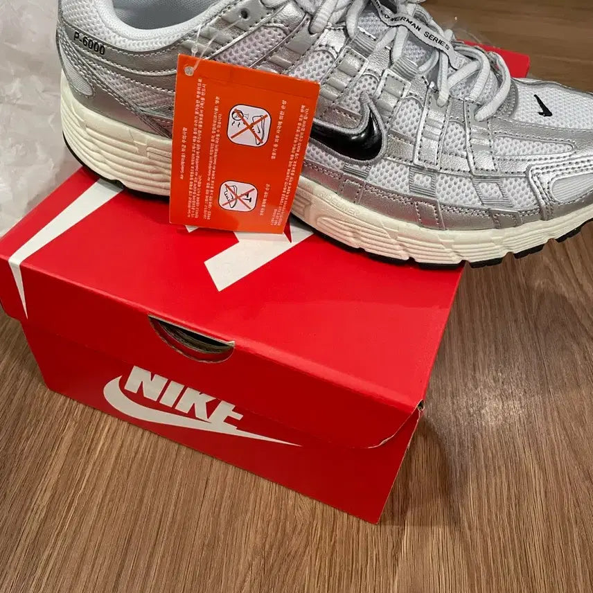 [BUNJANG] Nike P-6000 Metallic Silver Shoes (260mm) / 나이키 P-6000 메탈릭 실버 260