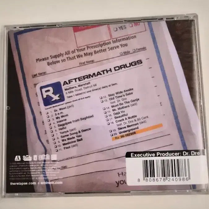 [BUNJANG] Eminem Relapse CD Album / 에미넴 Relapse 릴랩스 CD 앨범