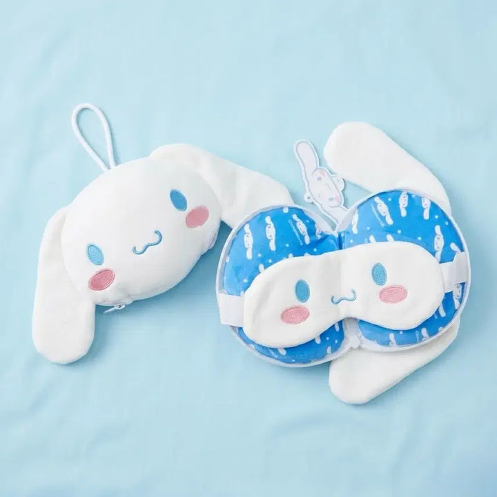 [BUNJANG] Sanrio Cinnamoroll Pouch and Eye Mask Set / 산리오 시나모롤 파우치/안대 세트