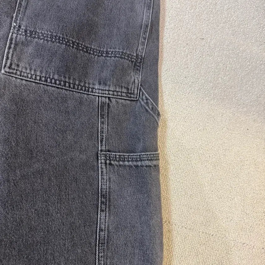[SOLD OUT] (2회착용)COS 릴렉스핏 그레이 얇은 데님팬츠(표기34)