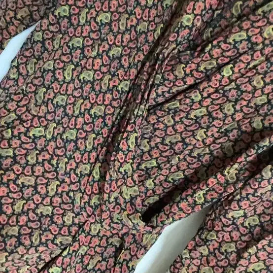 [BUNJANG] Chloé Silk 100% Wrap Bandana Pattern Dress / 끌로에 실크100 랩스타일 반다나 패턴 빈티지 원피스