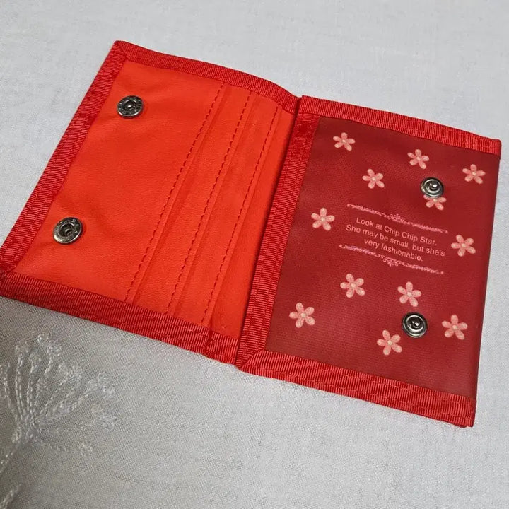 [BUNJANG] Barunson Chipchipstar Wallet Classic Stationery Retro Red Goods / 바른손 칩칩스타 지갑 고전문구 레트로 빨간 빨강 레드 굿즈