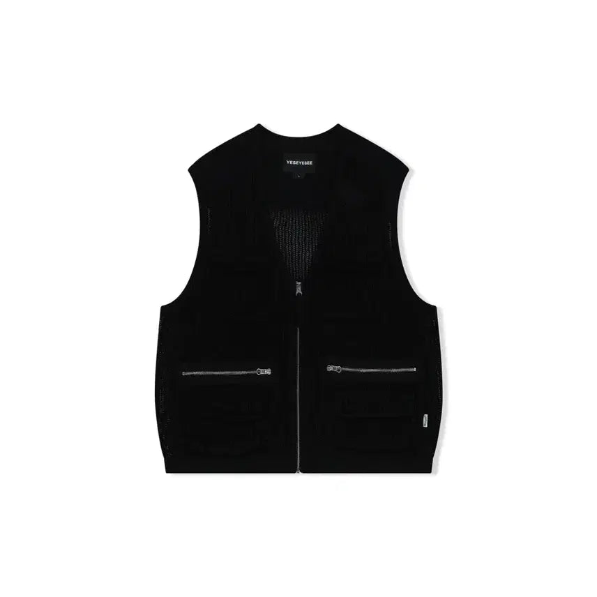 [BUNJANG] Yeseyesee Knit Vest Black XL / (새상품)예스아이씨 니트 베스트 블랙 XL