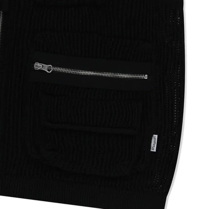 [BUNJANG] Yeseyesee Knit Vest Black XL / (새상품)예스아이씨 니트 베스트 블랙 XL
