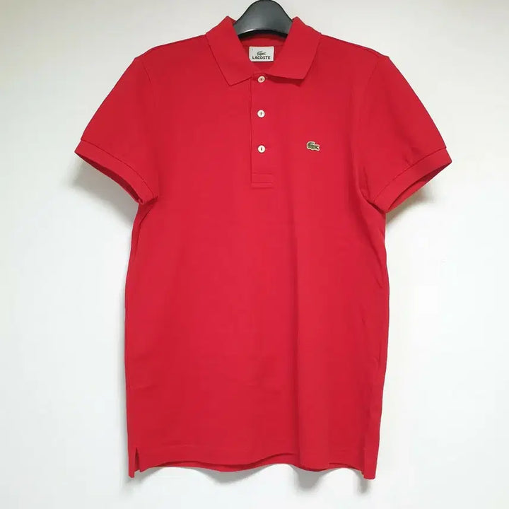 [BUNJANG] Lacoste Red Short Sleeve Polo Shirt / 라코스테 레드 반팔 폴로티