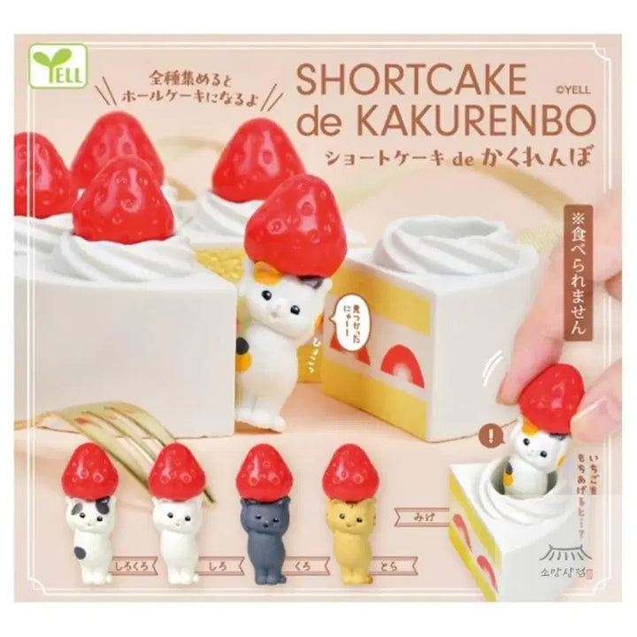 [BUNJANG] Strawberry Shortcake Hide-and-Seek Gacha 5-Piece Set / 딸기 쇼트케이크 숨바꼭질 가챠 5종 세트 (새상품)