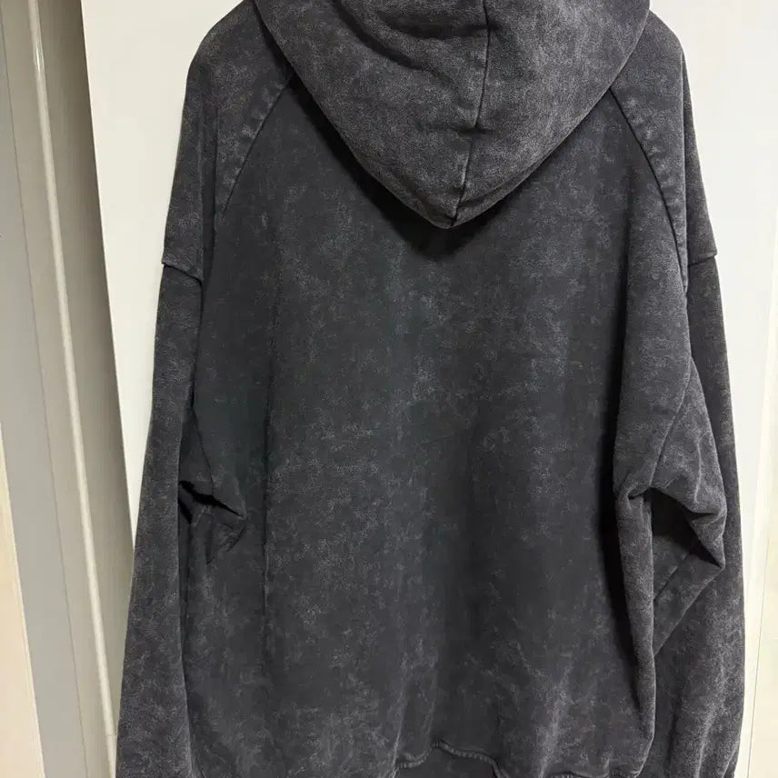 [BUNJANG] Juun.J Loose Fit Washed Hoodie Black (Size M) / 준지 / 루즈핏 워싱 후드 블랙 / M