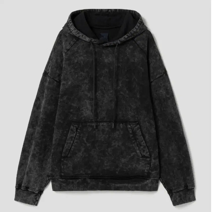 [BUNJANG] Juun.J Loose Fit Washed Hoodie Black (Size M) / 준지 / 루즈핏 워싱 후드 블랙 / M
