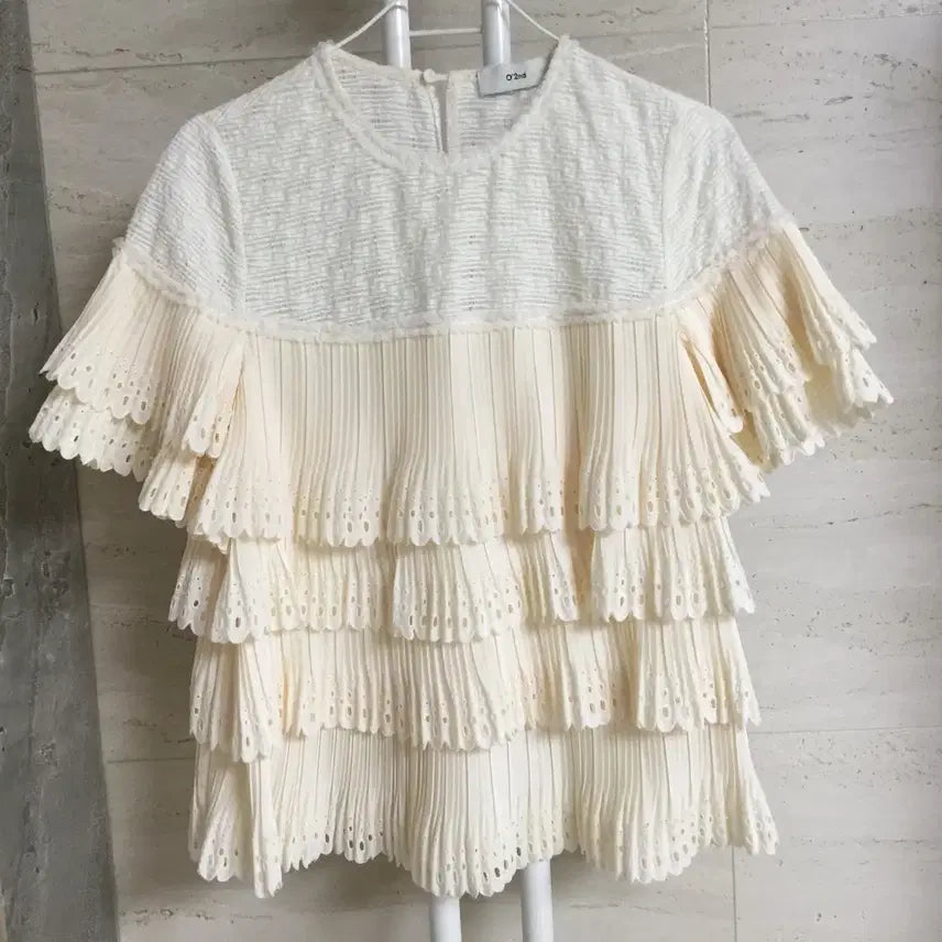 [SOLD OUT] 오즈세컨 플리츠 블라우스 55