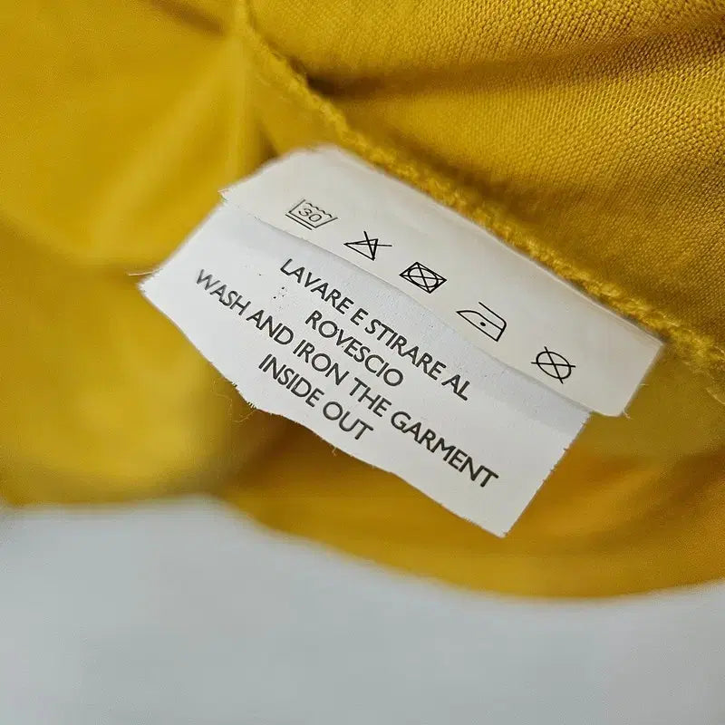 [BUNJANG] OLTRE Long Sleeve T-Shirt - Yellow / OLTRE 긴팔 티 여 J5172