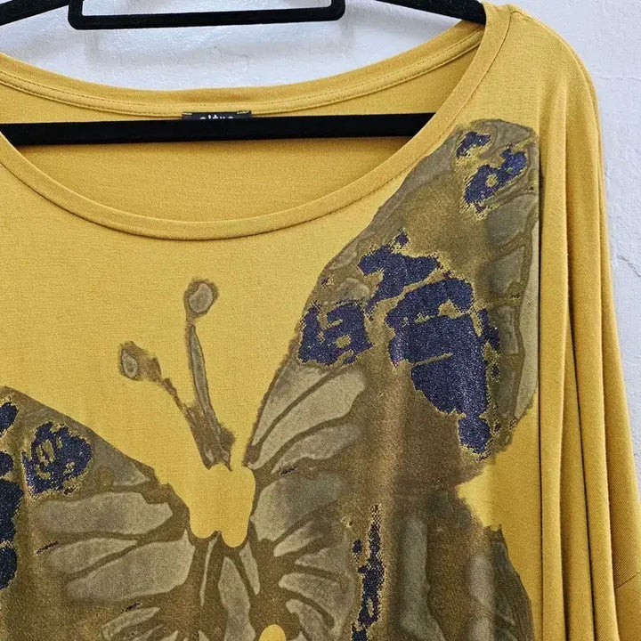 [BUNJANG] OLTRE Long Sleeve T-Shirt - Yellow / OLTRE 긴팔 티 여 J5172